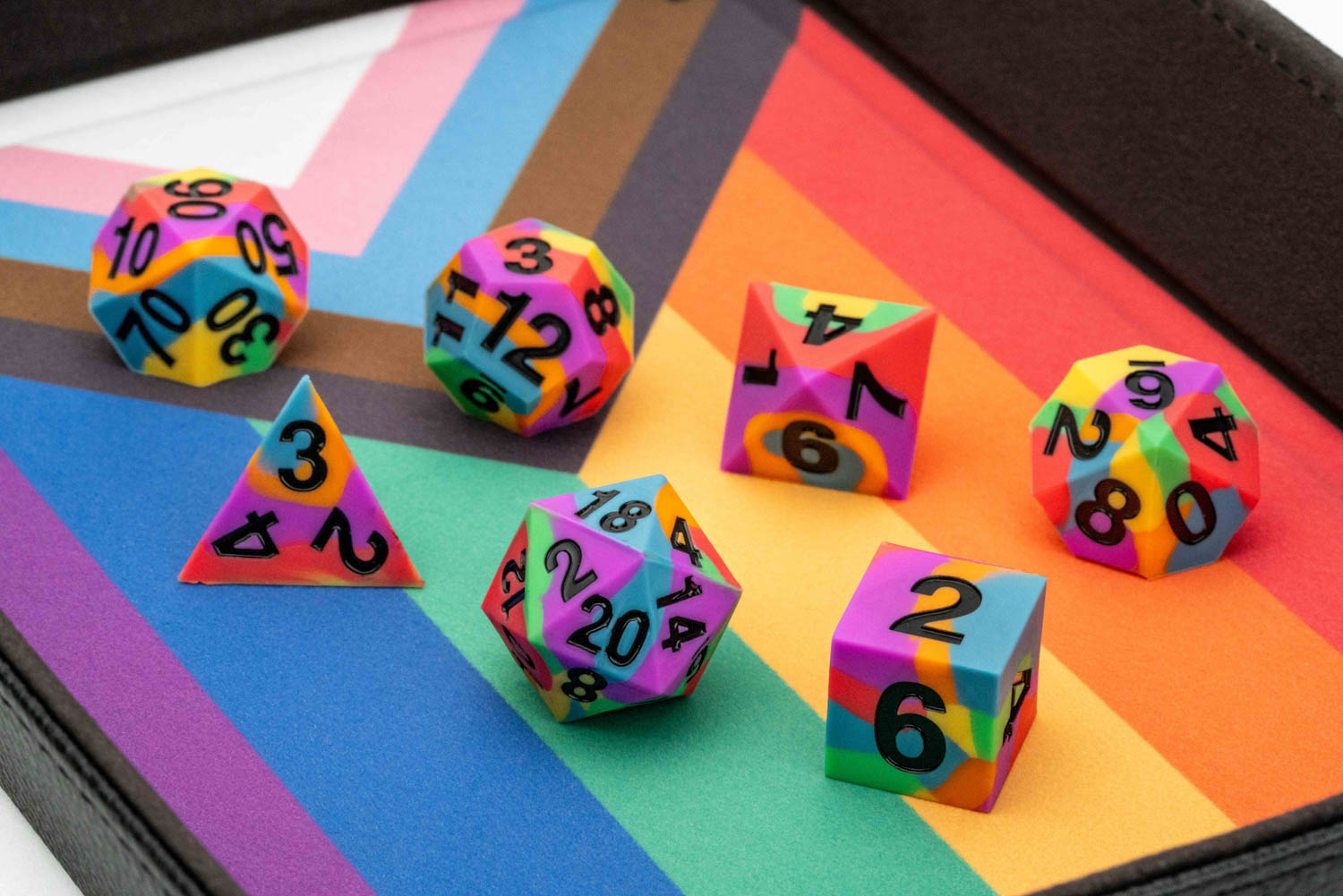FanRoll's Commitment to Inclusivity: Pride Silicone Dice and Trays