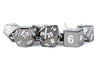 Sterling Gray 16mm Polyhedral Dice Set