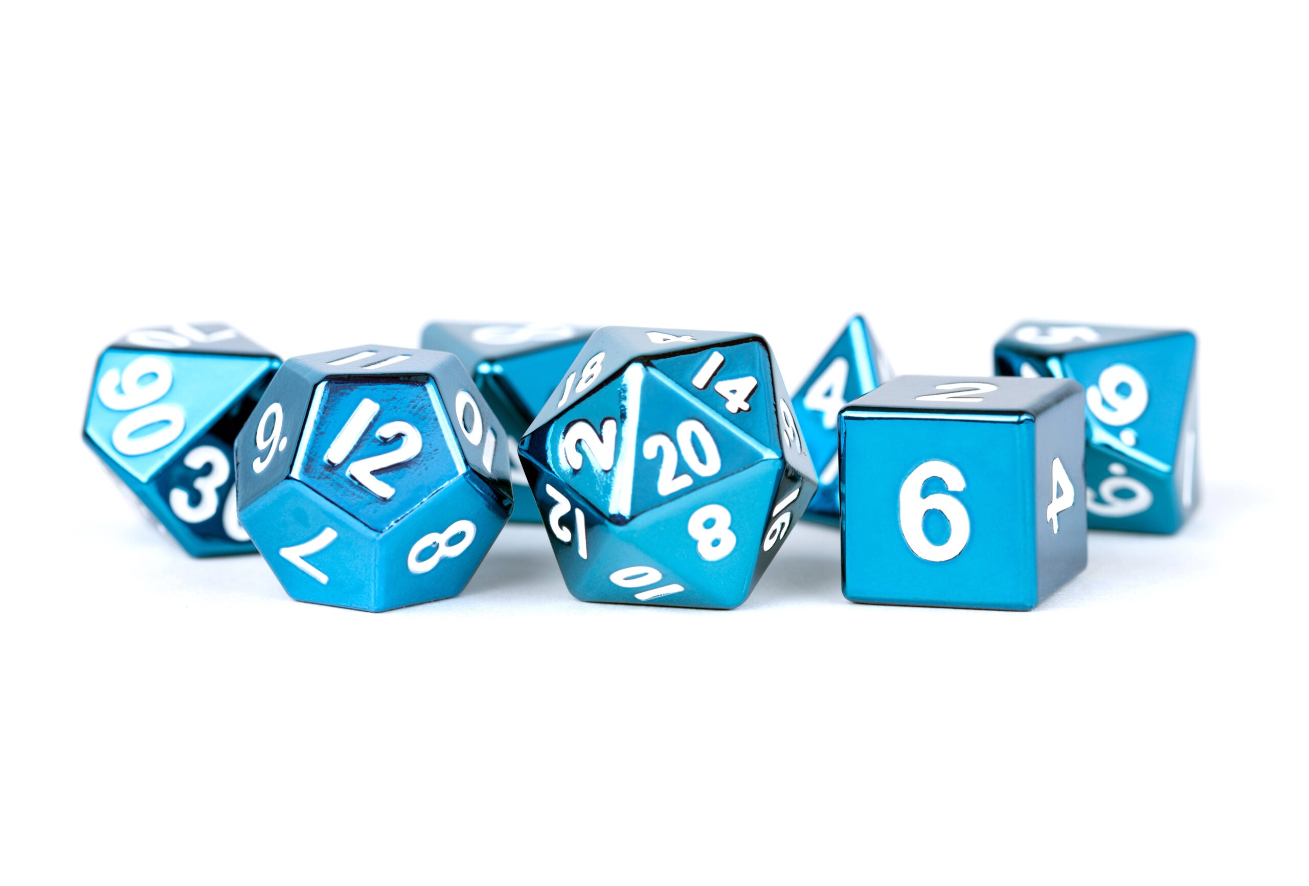 Blue 16mm Polyhedral Dice Set