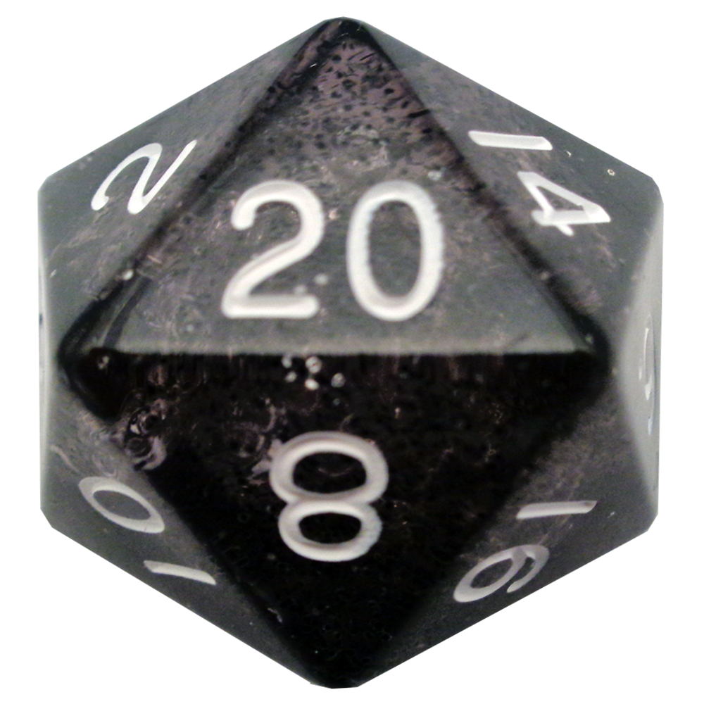 Single Ethereal Black Garrett Mega D20