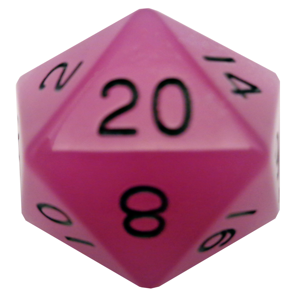 mega acrylic dice