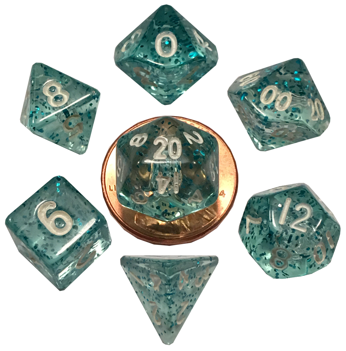 Ethereal Light Blue Mini Poly Set