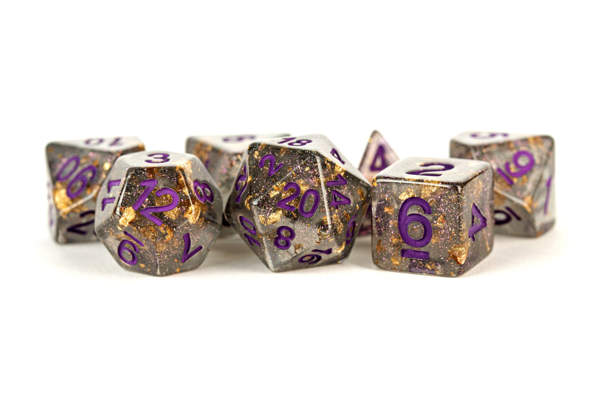 gray foil purple numbers