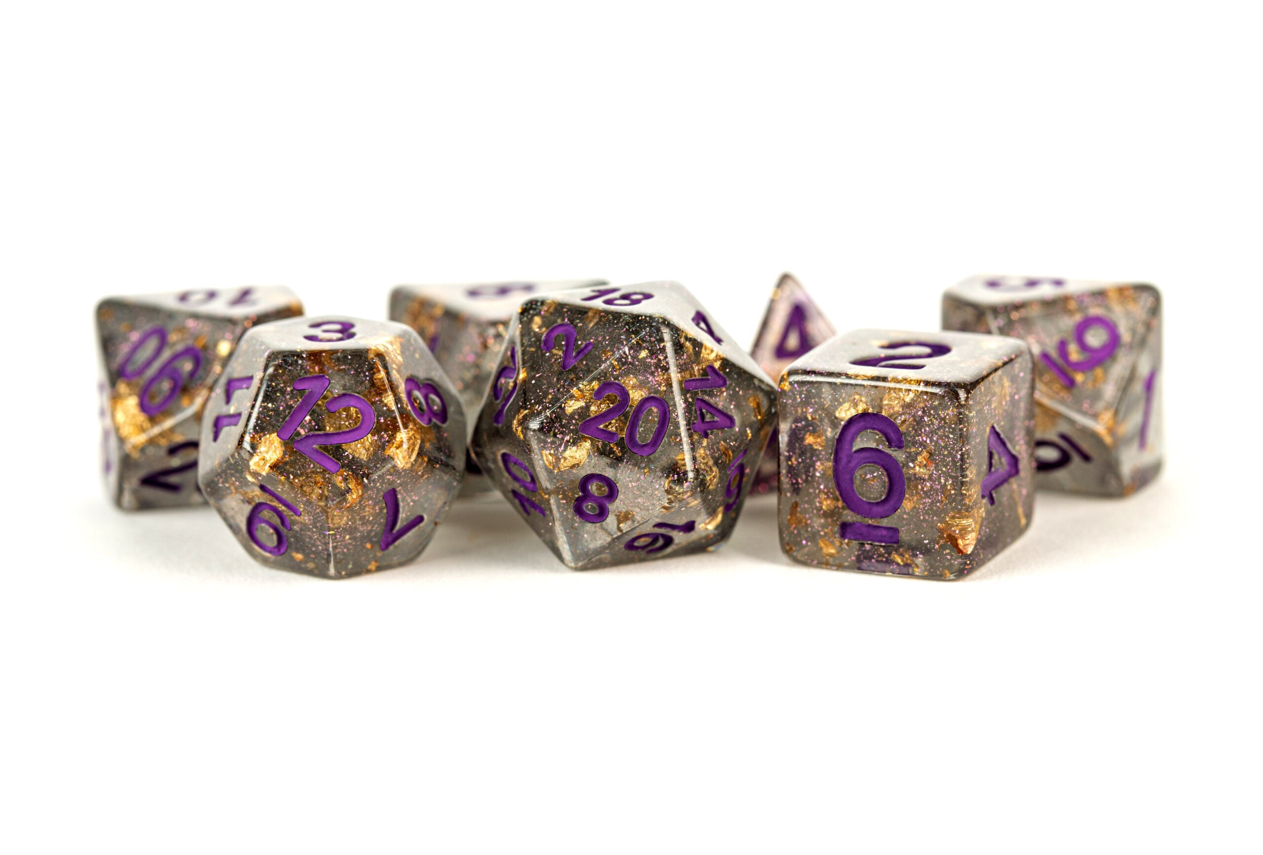 gray foil purple numbers