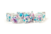 pearl purple teal white