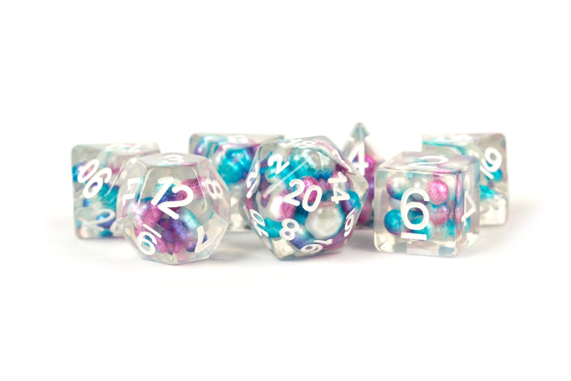 pearl purple teal white
