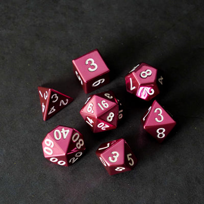 Pink 16mm Polyhedral Dice Set, image 2