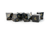 Engraved Black Obsidian with gold numbers