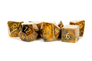 engraved matrix tigers eye set