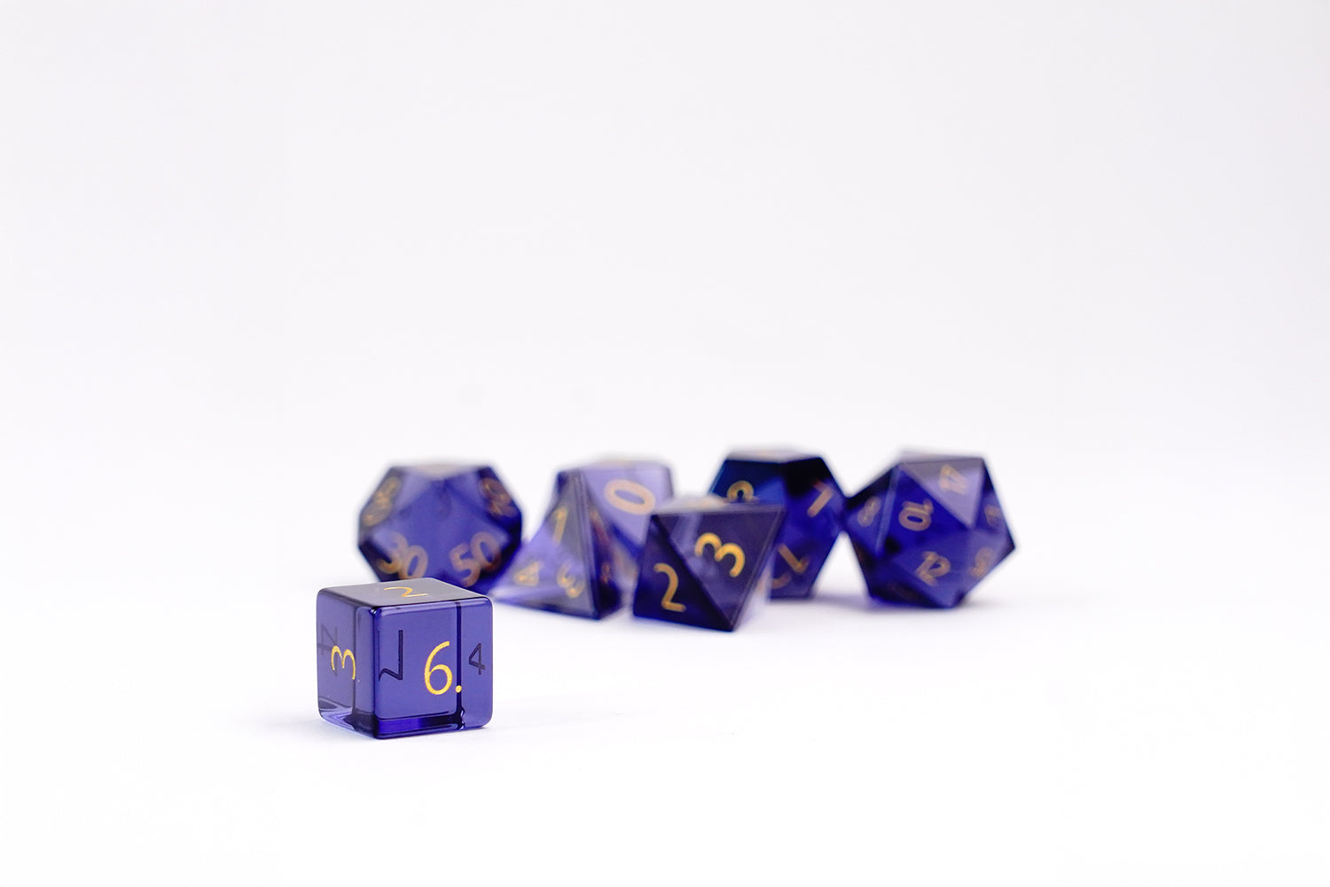 Zircon Glass Birthstone Dice: June- Alexandrite