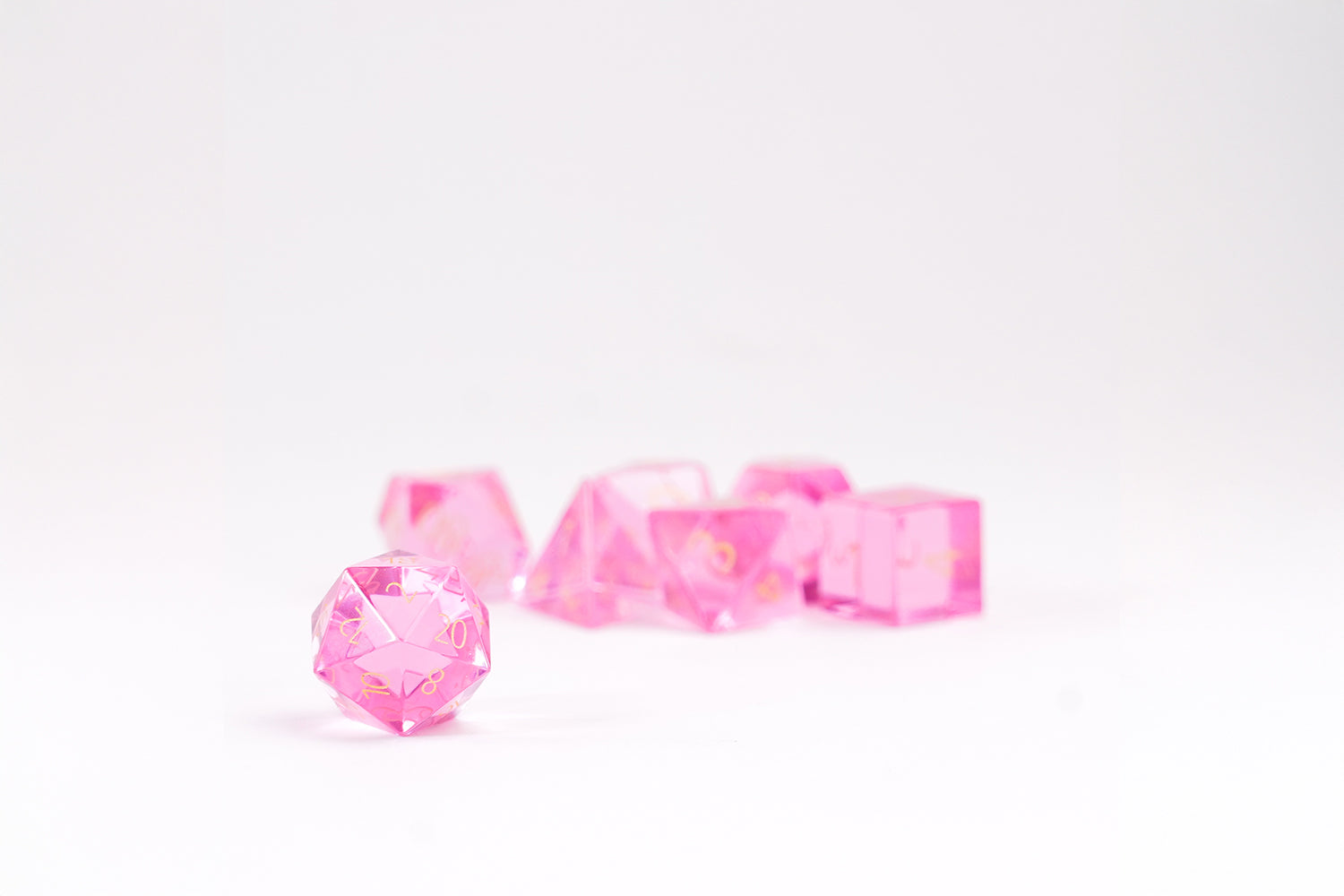 Zircon Glass Birthstone Dice: October- Tourmaline