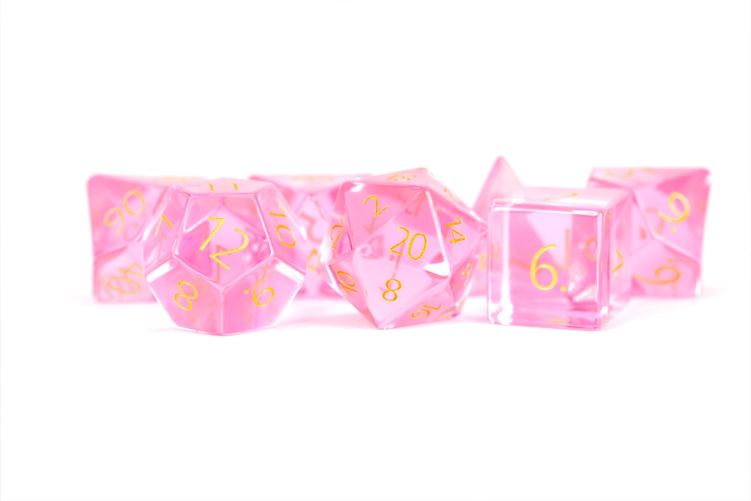 Zircon Glass Birthstone Dice: October- Tourmaline