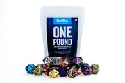 One Pound of Premium Assorted Metal D20's