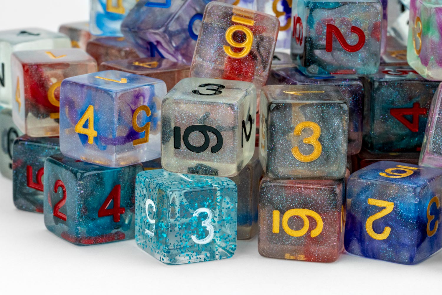 Pound of Assorted Resin D6's