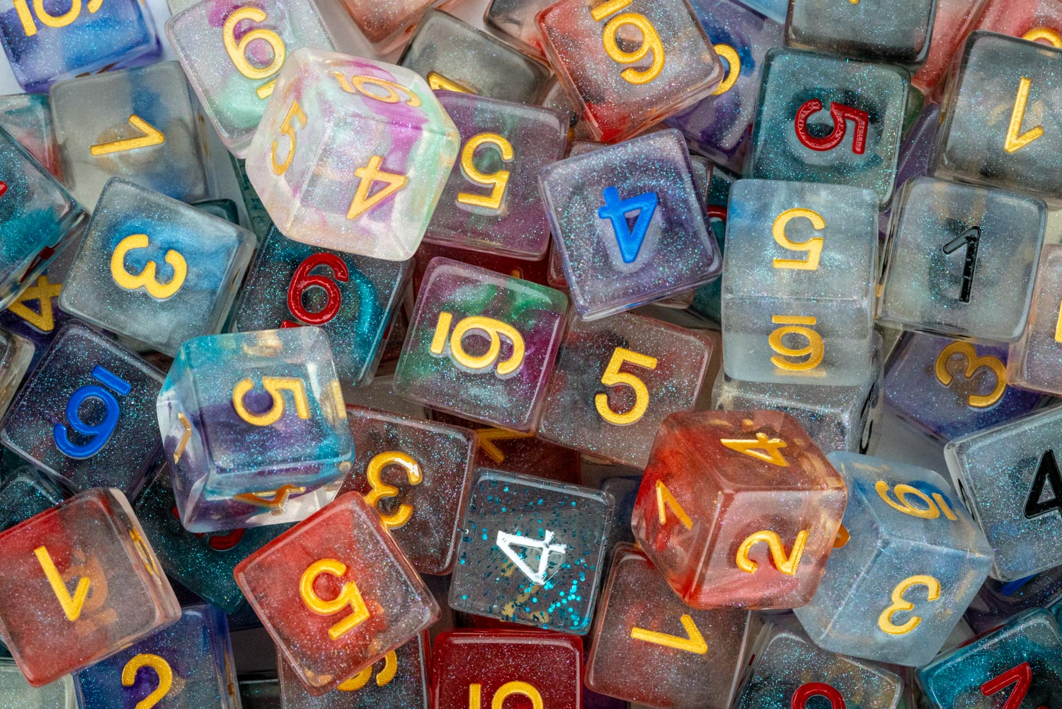 Pound of Assorted Resin D6's
