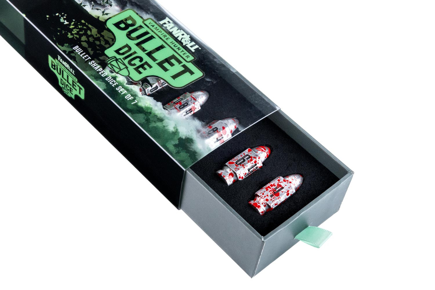 Resin Bullet Poly Dice Set: Vampire Hunter