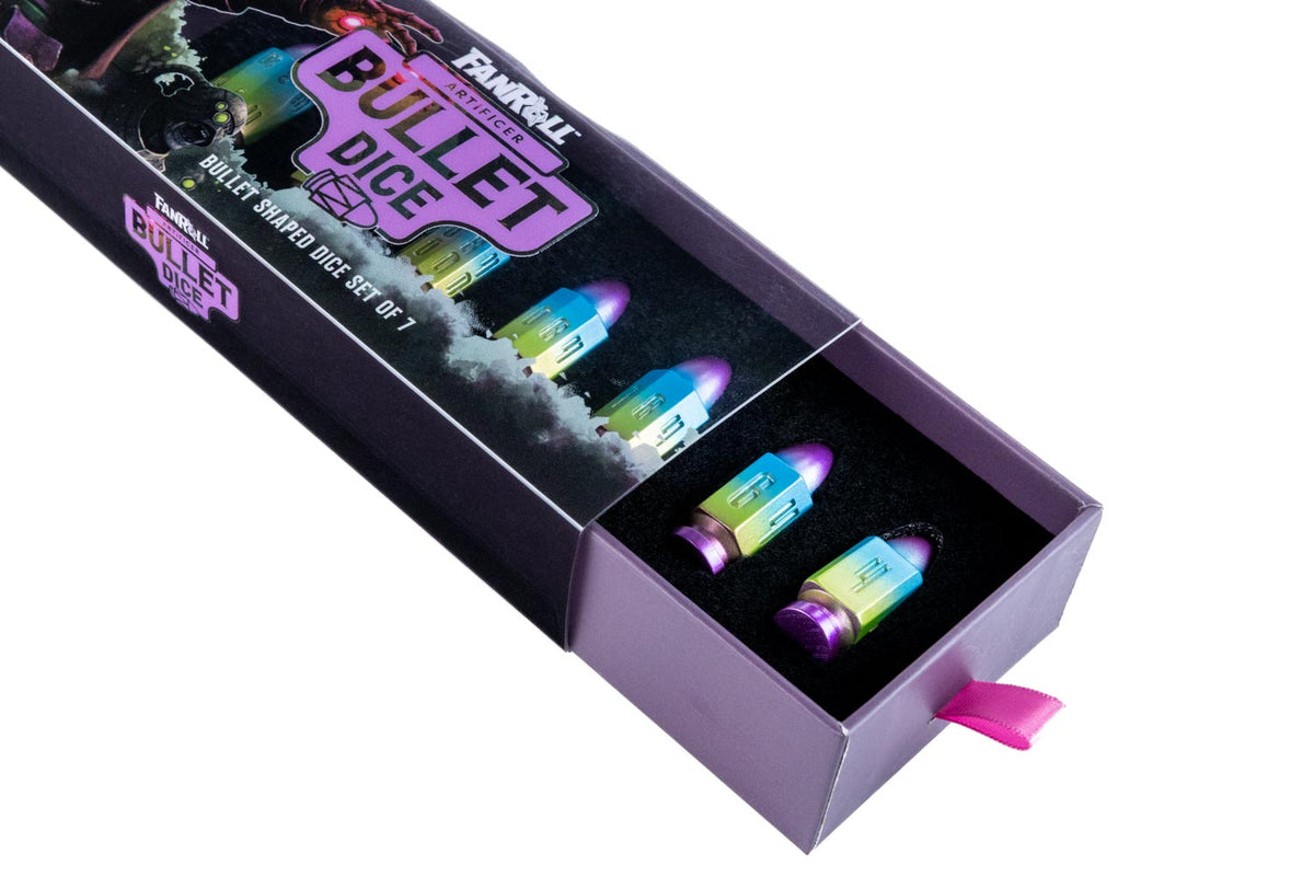 Resin Bullet Poly Dice Set: Artificer