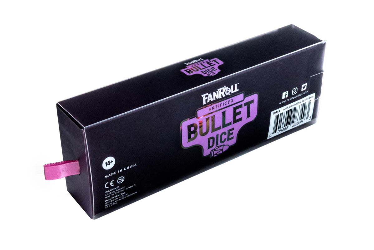 Resin Bullet Poly Dice Set: Artificer