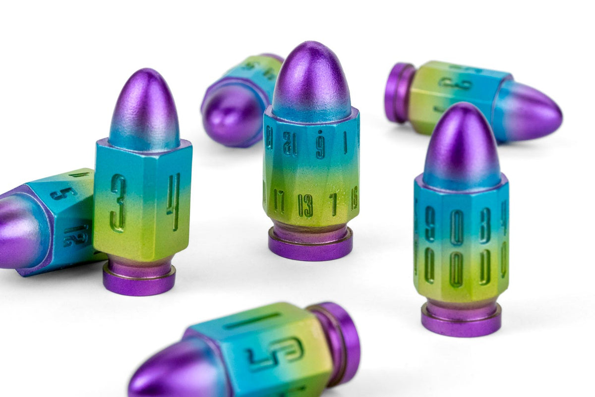 Resin Bullet Poly Dice Set: Artificer
