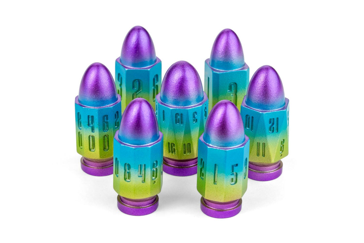 Resin Bullet Poly Dice Set: Artificer