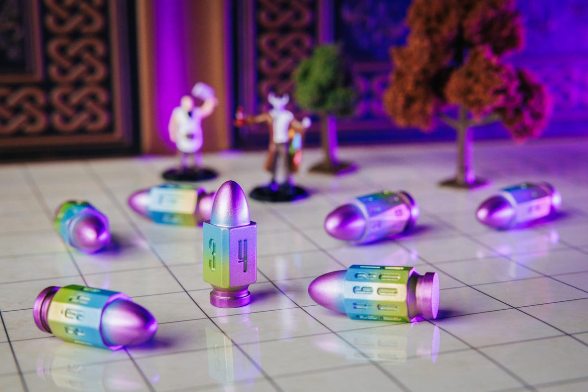 Resin Bullet Poly Dice Set: Artificer