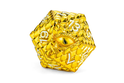 D&D Dragon Scale Metal Dice Set: Gold, image 7