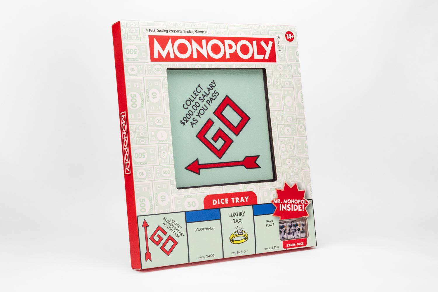 Mr. Monopoly Tray and Dice Set