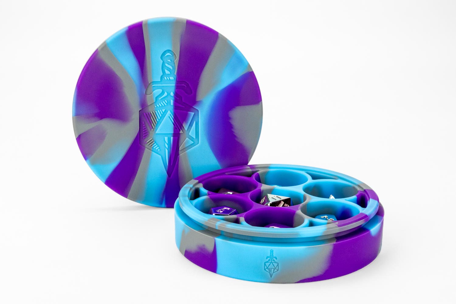 Silicone Round Dice Case