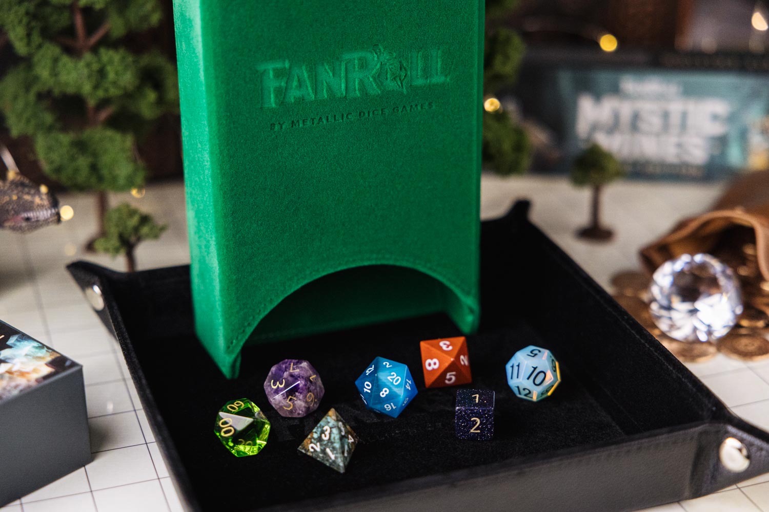 Mystic Mines Misfit Gemstone Dice Set