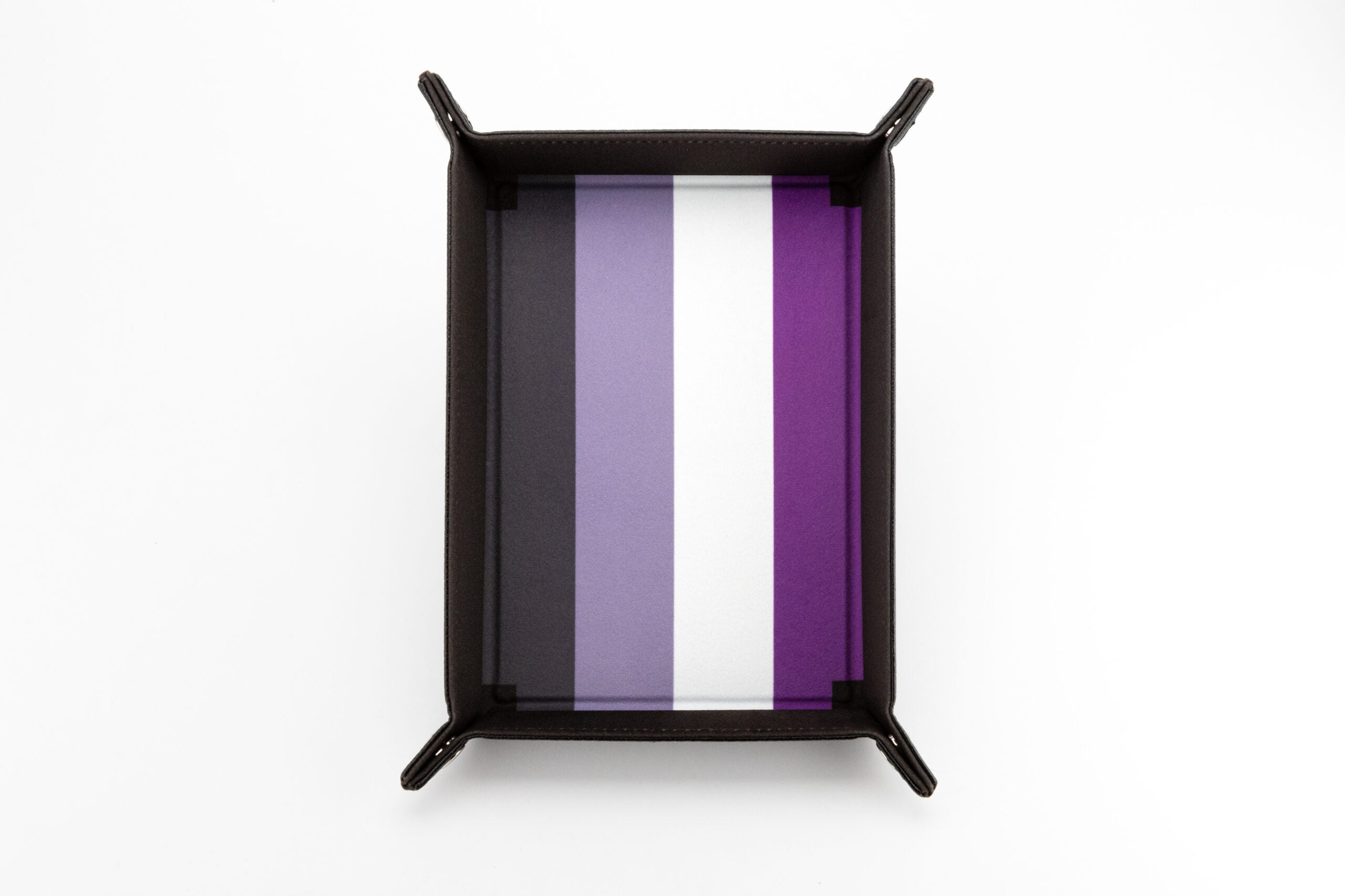 Pride Velvet Dice Tray With Leather Backing