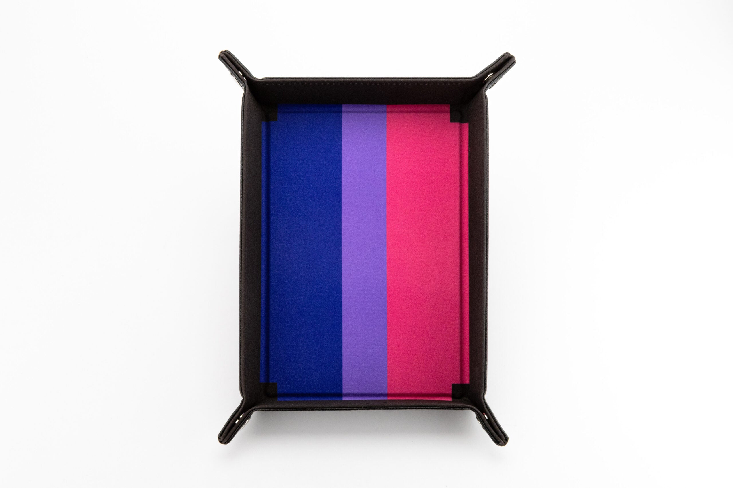 Pride Velvet Dice Tray With Leather Backing