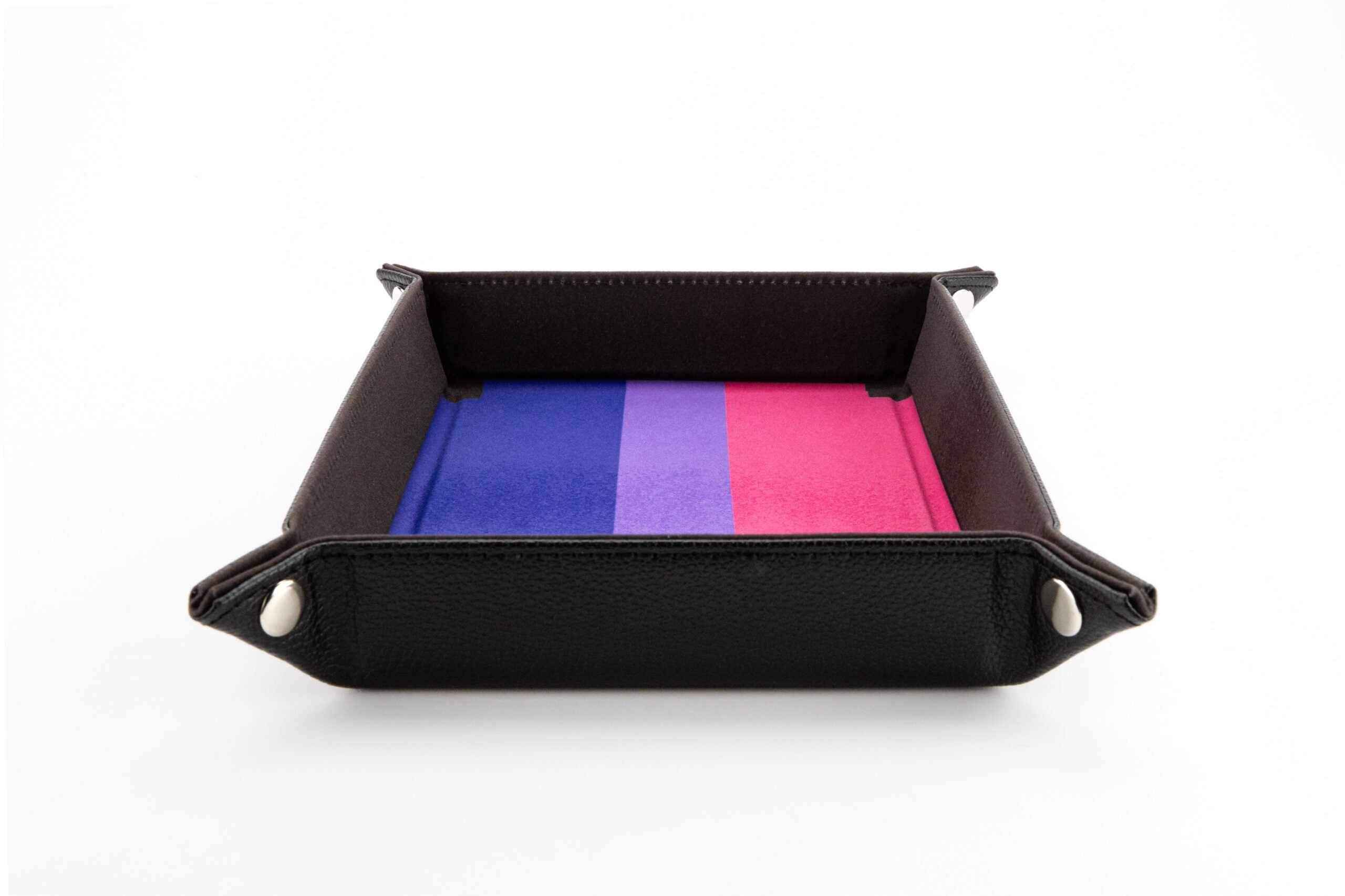 Pride Velvet Dice Tray With Leather Backing