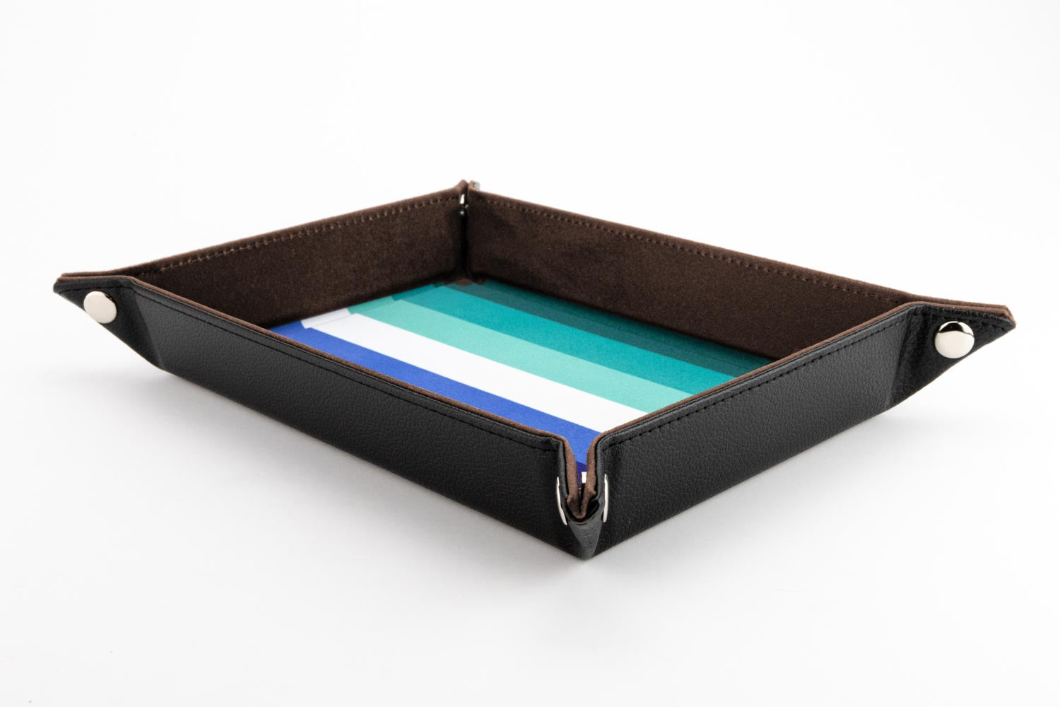 Pride Velvet Dice Tray With Leather Backing