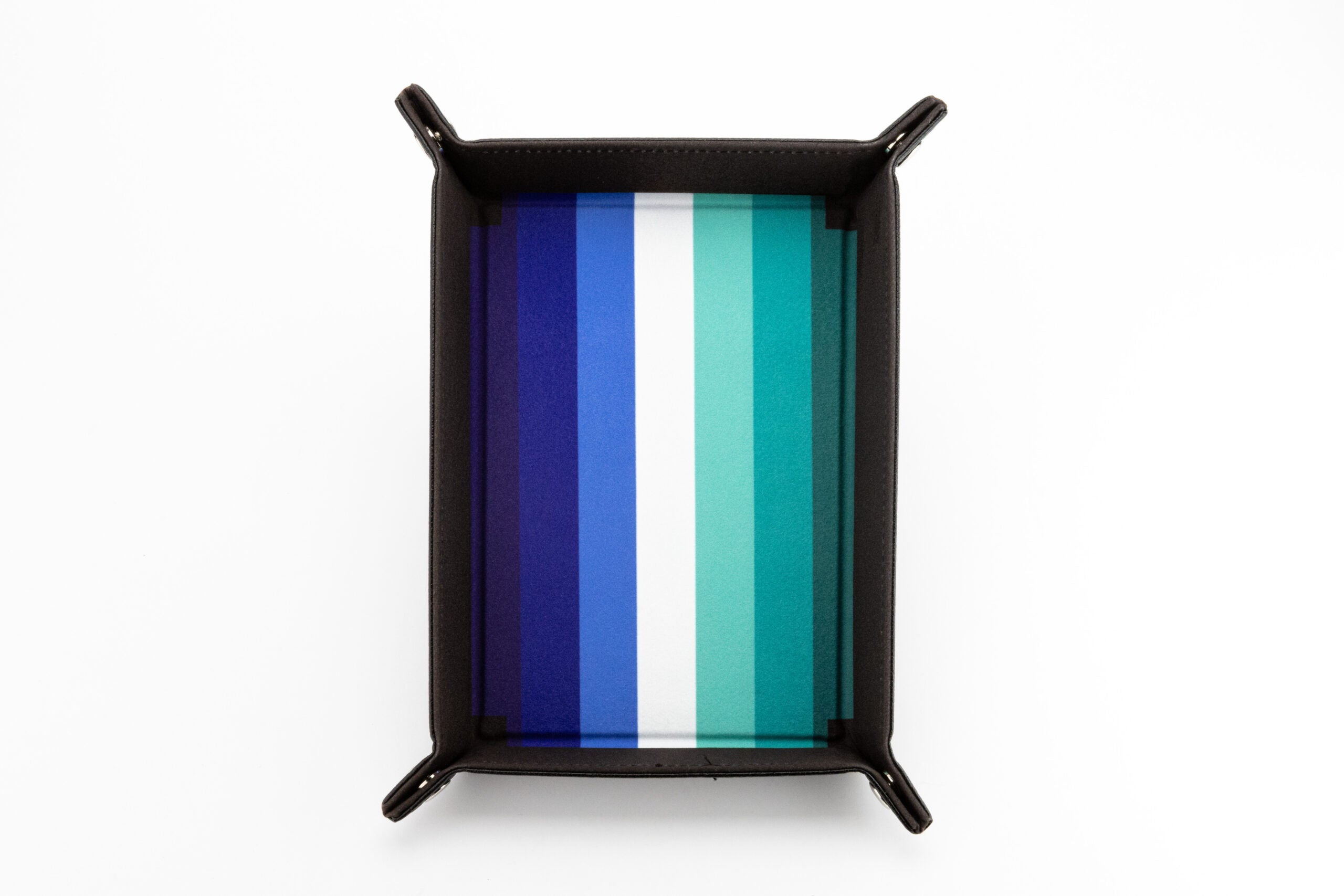Pride Velvet Dice Tray With Leather Backing