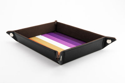 Pride Velvet Dice Tray With Leather Backing, image 20