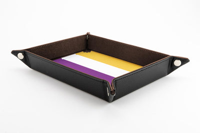 Pride Velvet Dice Tray With Leather Backing, image 22