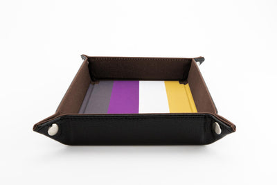 Pride Velvet Dice Tray With Leather Backing, image 23