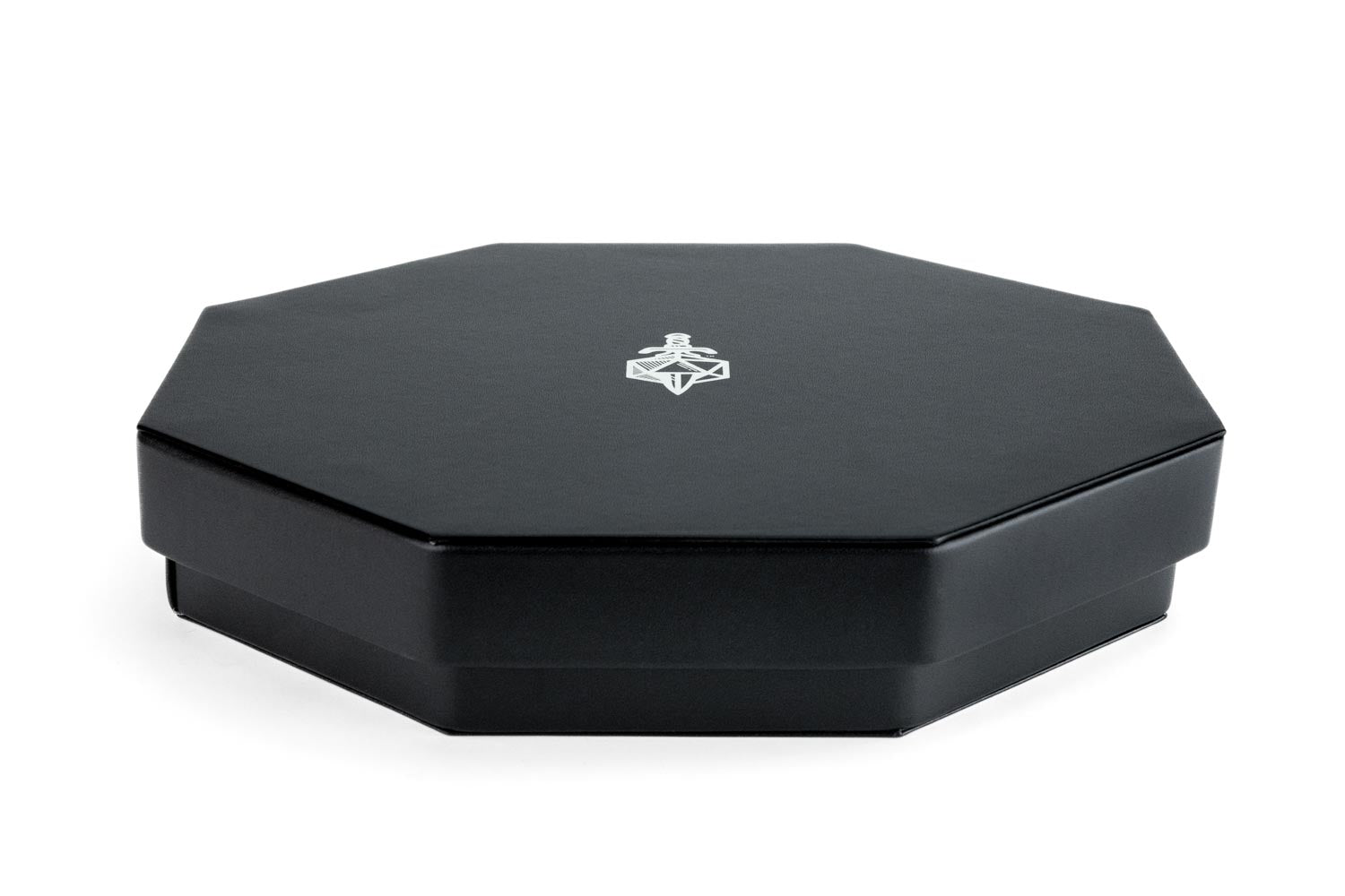 Hexagon Dice Tray with Storage Ring: Black