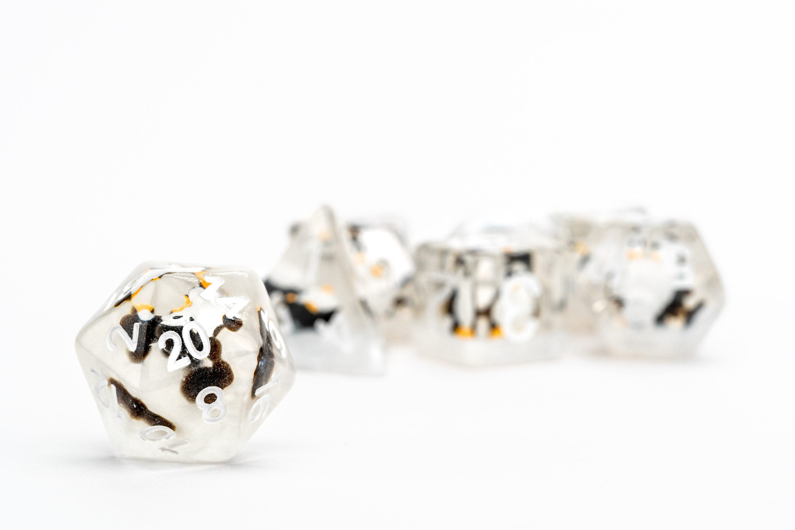 Penguin Dice 16mm Resin Poly Dice Set