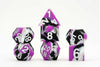 Sharp Edge Silicone Rubber Dice Set: Asexual Pride