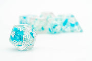 Snowflake Dice 16mm Resin Poly Dice Set