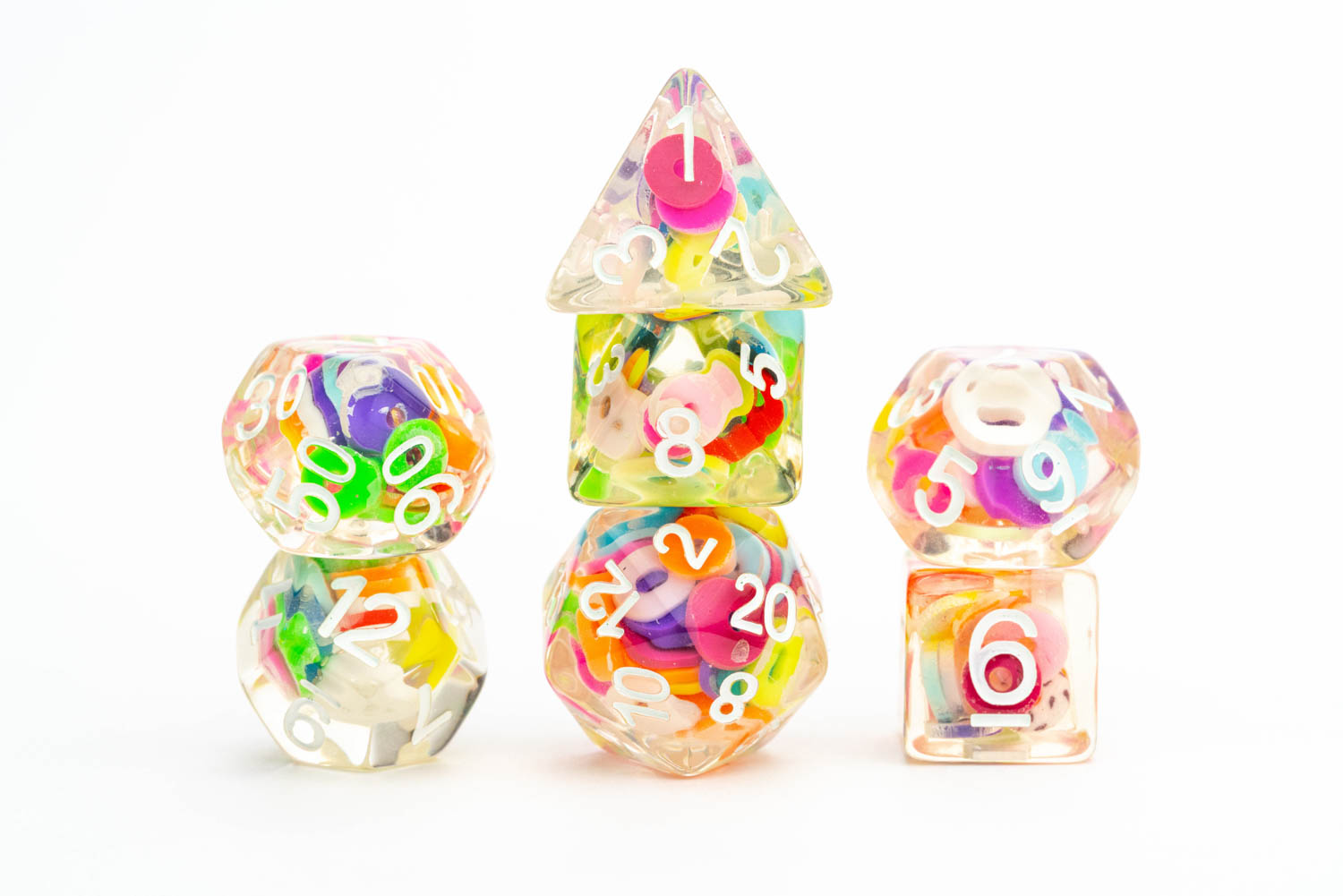Critical Loops 16mm Resin Poly Dice Set