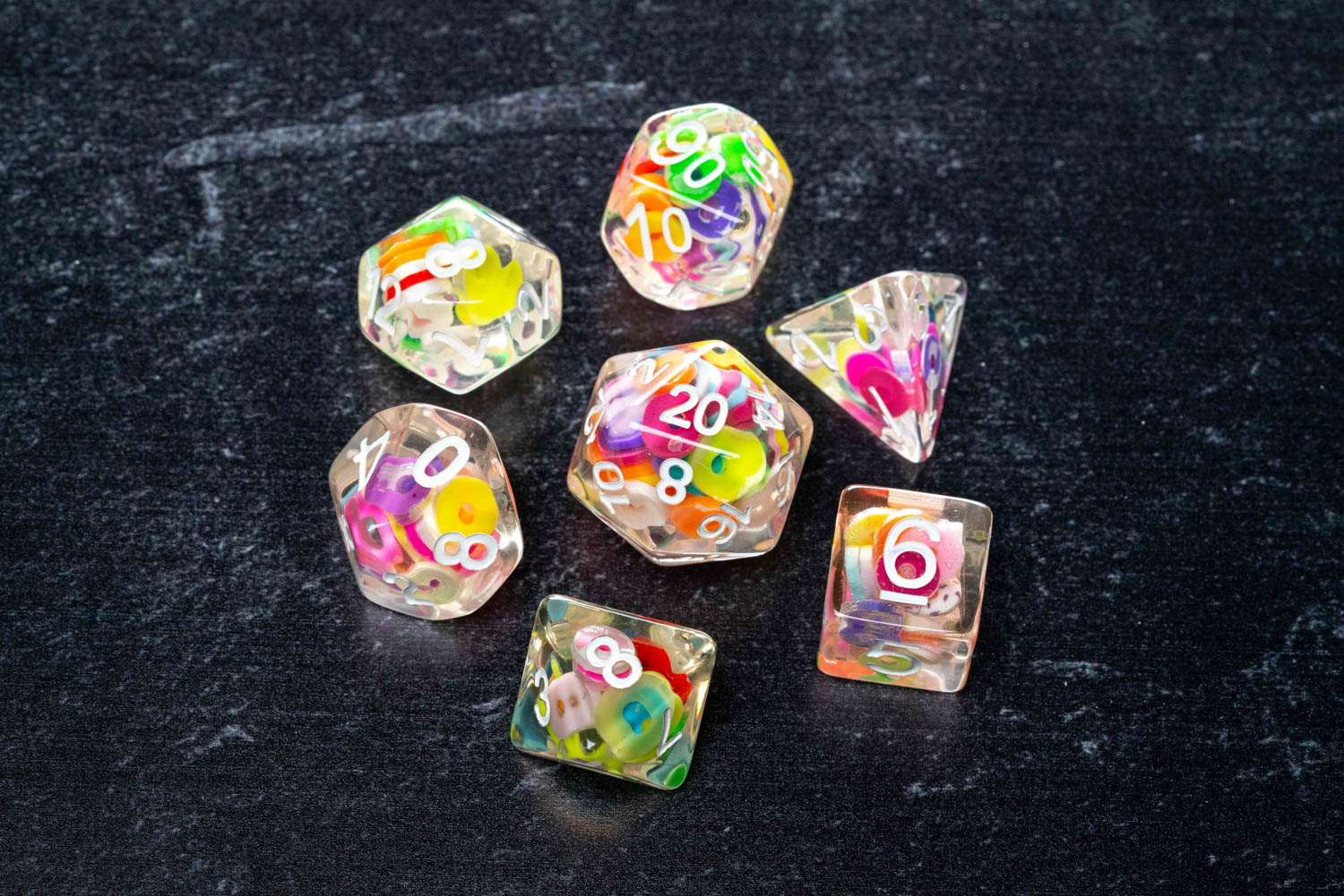 Critical Loops 16mm Resin Poly Dice Set