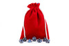 Velvet Dice Bag With Satin Liner 6"x8"