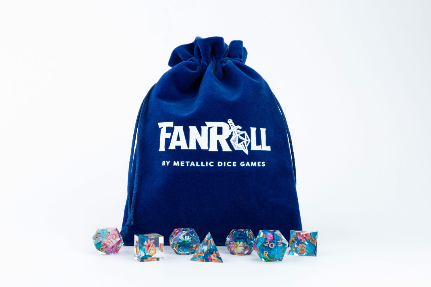 Velvet Dice Bag With Satin Liner 4"x6"