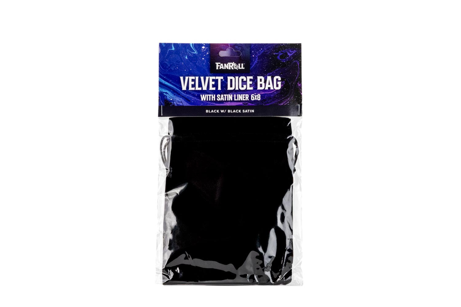 Velvet Dice Bag With Satin Liner 6"x8"