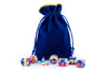 Velvet Dice Bag With Satin Liner 4"x6"