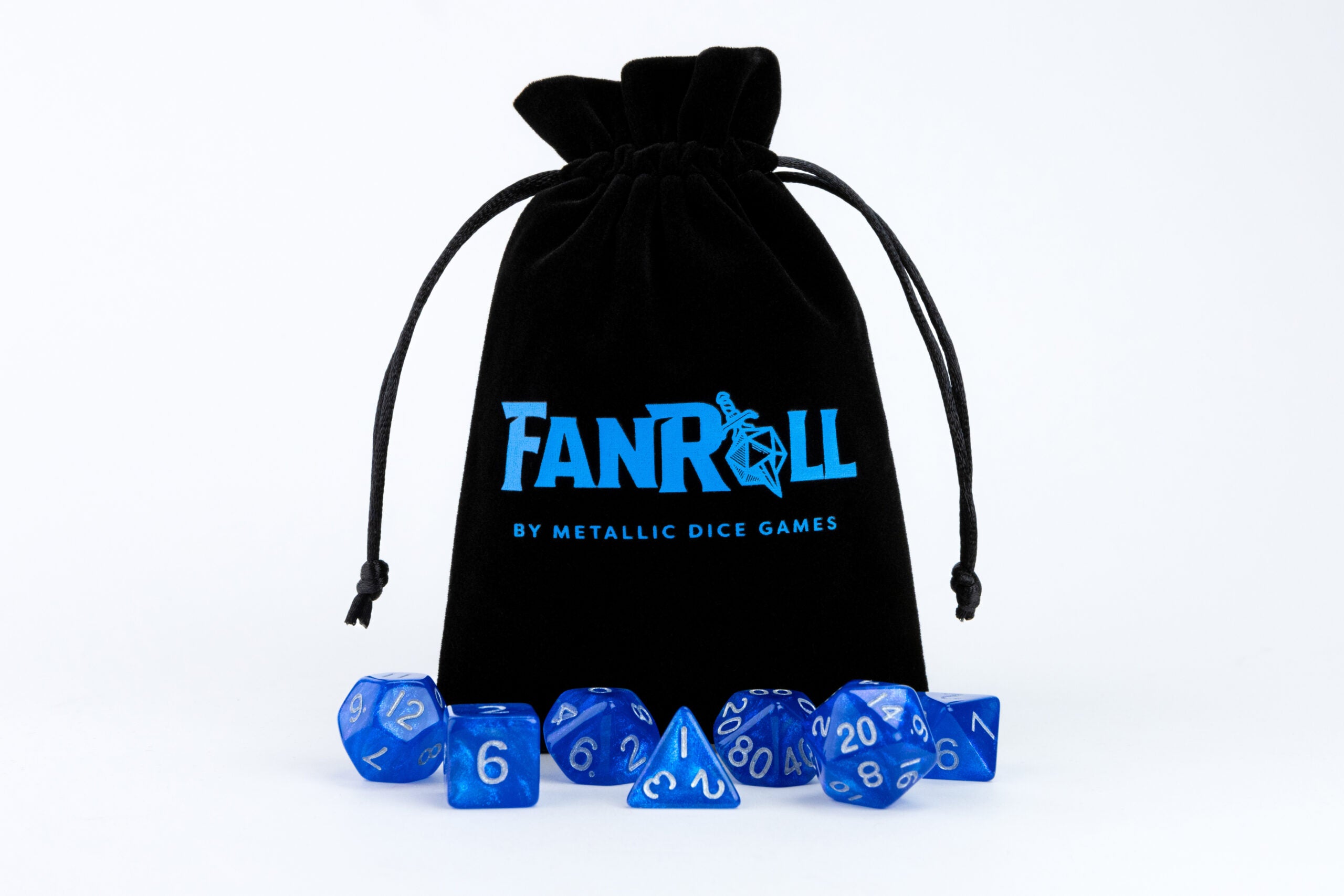 Velvet Dice Bag With Satin Liner 4"x6"