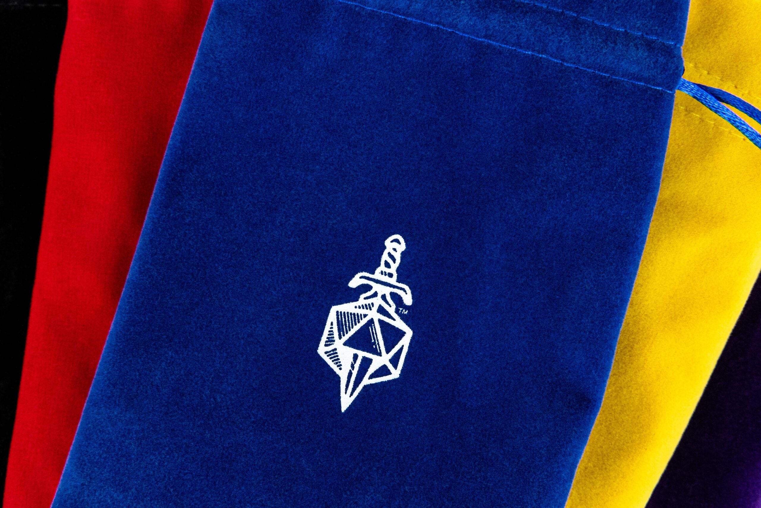 Velvet Dice Bag With Satin Liner 4"x6"