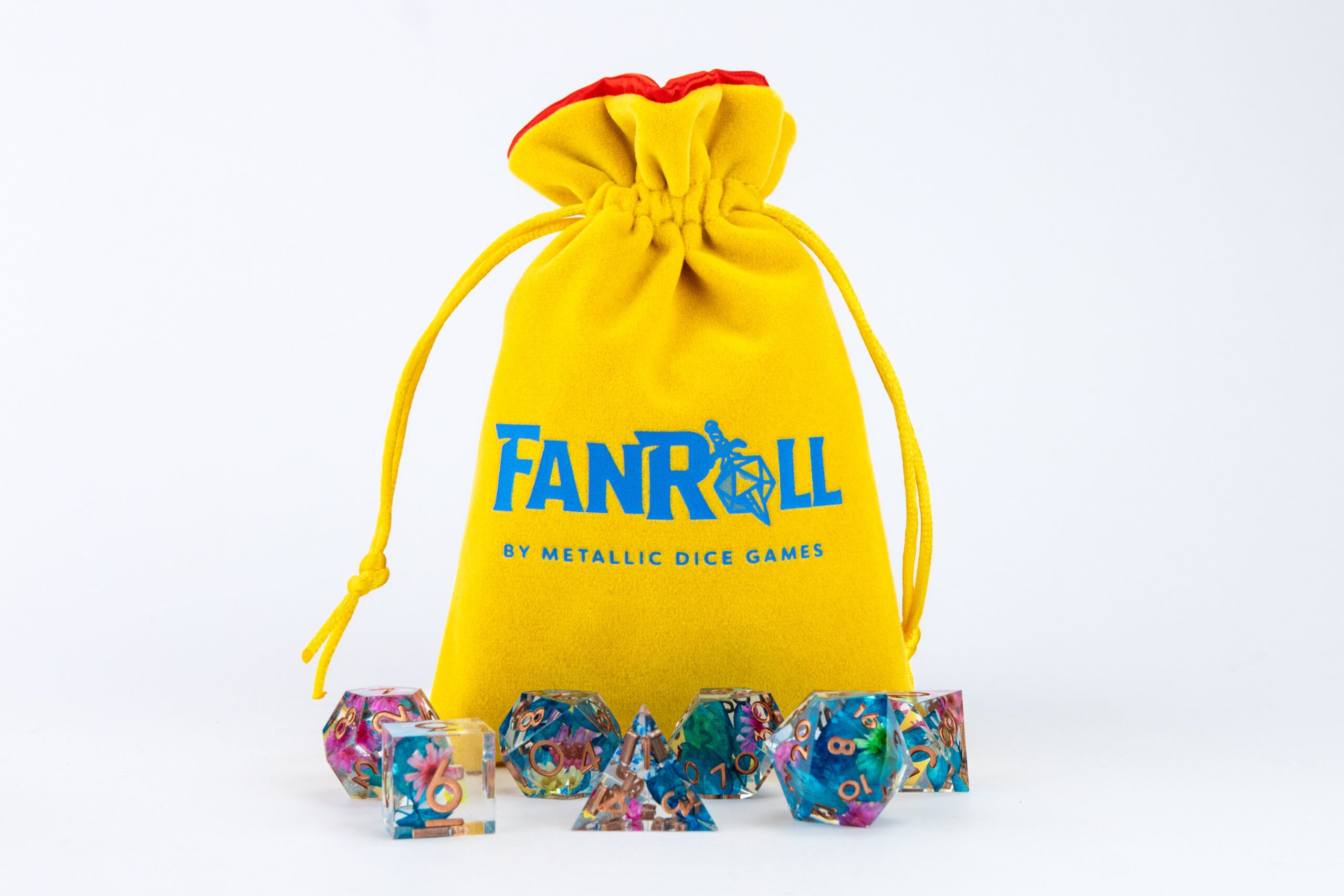Velvet Dice Bag With Satin Liner 4"x6"